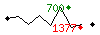 Popularité des 30 derniers jours (top: 700ème le 15-05-2025, pire: 1377ème le 23-05-2025, moyenne: 1119ème).